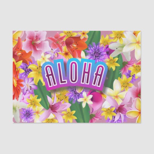 Aloha! Seidenpapier (Vorderseite)