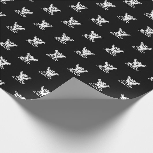 Aloha Shaka Hand, Hang Loose sign Geschenkpapier (Ecke)