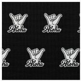 Aloha Shaka Hand, Hang Loose sign Stoff (Nahaufnahme)