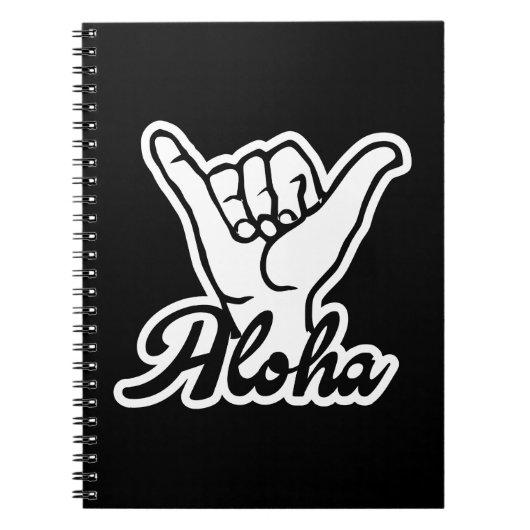 Aloha Shaka Hand, Hang Loose-Zeichen Notizblock (Vorderseite)