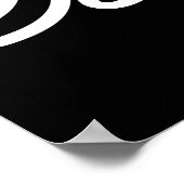 Aloha Shaka Hand, Hang Loose-Zeichen Poster (Ecke)