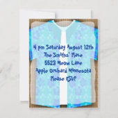 Aloha Shirt Luau Tiki Party Einladung (Vorderseite)