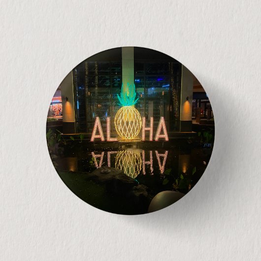 Aloha Sign #1 Button (Vorderseite)