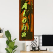Aloha Sign Poster (Heimbüro)