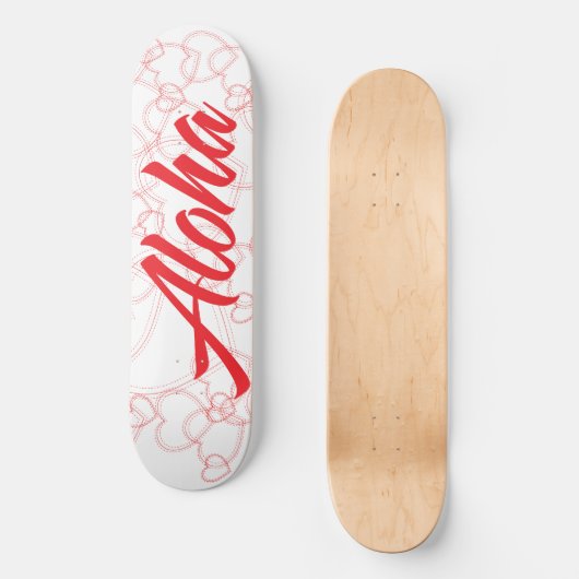 ALOHA SKATEBOARD (Vorderseite)
