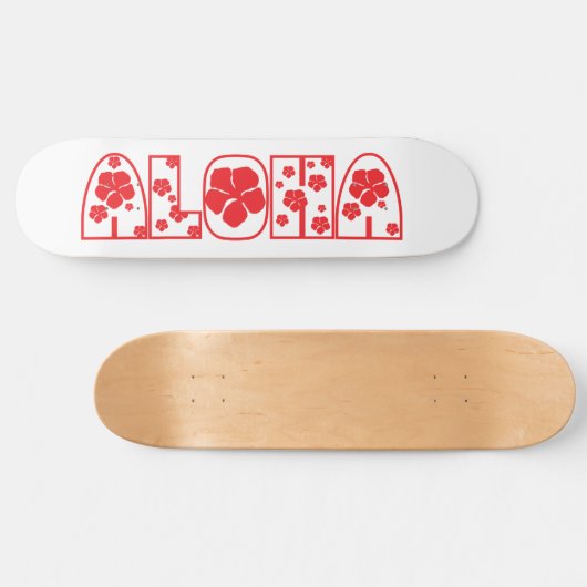 Aloha Skateboard (Horizontal)