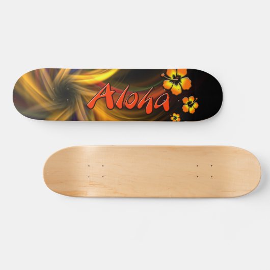 Aloha Skateboard (Horizontal)