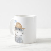 Aloha Sock Monkey (Junge) Kaffeetasse (Vorderseite Links)
