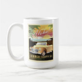 Aloha! Sommer-tropisches Paradies Kaffeetasse (Links)