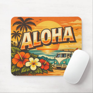 Aloha-Sonnenuntergang-Inselvibes Mousepad