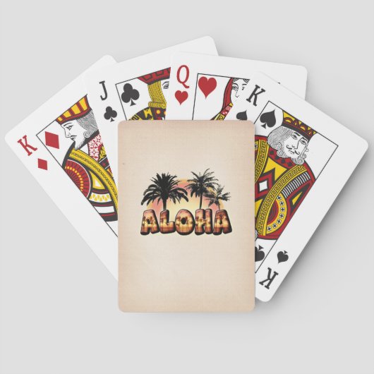 Aloha Spielkarten (Rückseite)