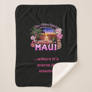 Aloha Spirit Calling (anpassbar) Sherpadecke