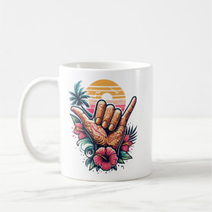 Aloha Spirit - Hawaiian Shaka Art Kaffeetasse