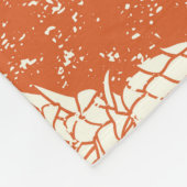 Aloha Spirit: Hibiskus-Ananas Harmonie. Fleecedecke (Ecke)