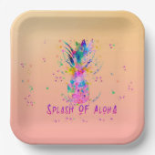 Aloha-Splash Pappteller (Vorderseite)