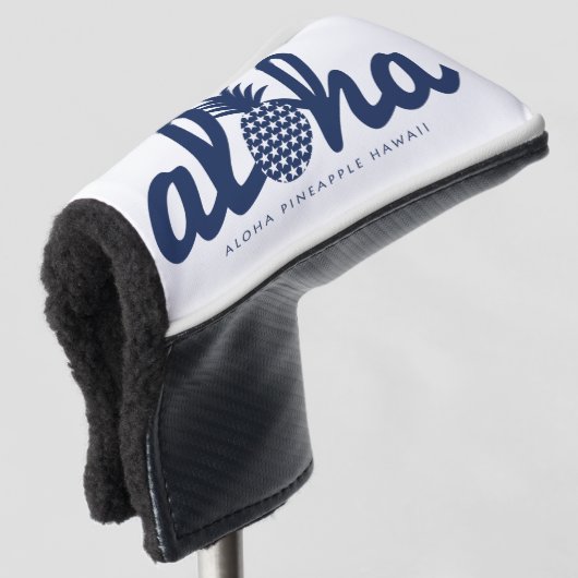 aloha (star) 018navy golf headcover (3/4 Vorderseite)
