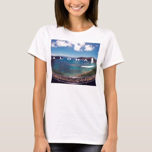 Aloha stehen Hawaii-Inseln oben schaufelnd T-Shirt (Vorderseite)