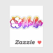 Aloha Sticker