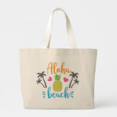 Aloha Strand Jumbo Stoffbeutel (Rückseite)