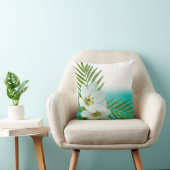 Aloha Strand-tropische Blumen Kissen (Stuhl )