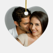 Aloha Strand-tropisches Blumen-Foto Keramik Ornament (Hinten)