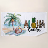 Aloha Strände! Badetuch (Vorderseite)