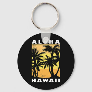 Aloha Strände Hawaii Palm Beach Urlaub Vintage S Schlüsselanhänger