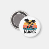Aloha STRÄNDE Magnet (Vorderseite/Rückseite)