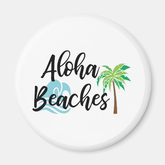 Aloha-Strände Magnet (Vorne)