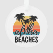 Aloha STRÄNDE Ornament (Rückseite)