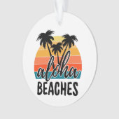 Aloha STRÄNDE Ornament (Vorderseite)