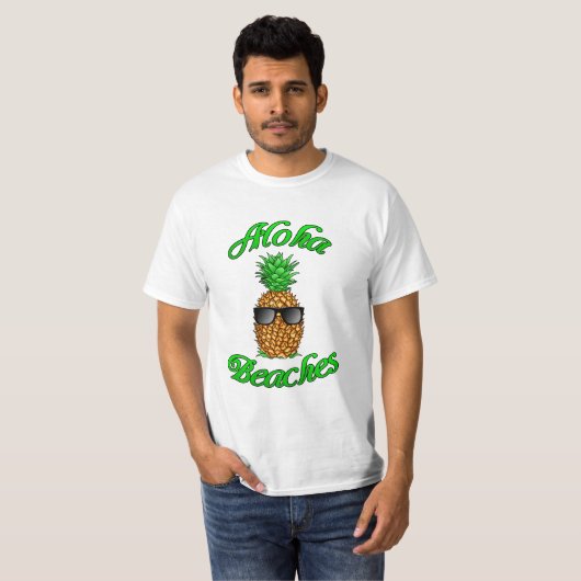 Aloha Strände T-Shirt (Vorne ganz)
