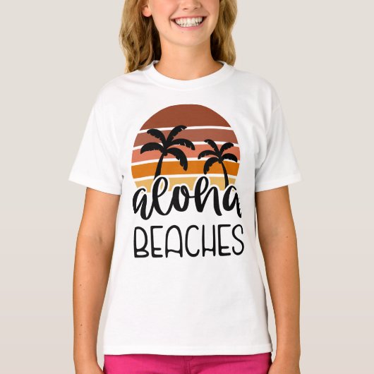 Aloha-Strände T-Shirt (Vorderseite)
