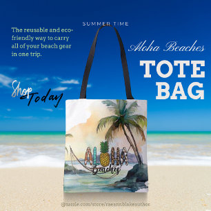 Aloha Strände Tote Tasche