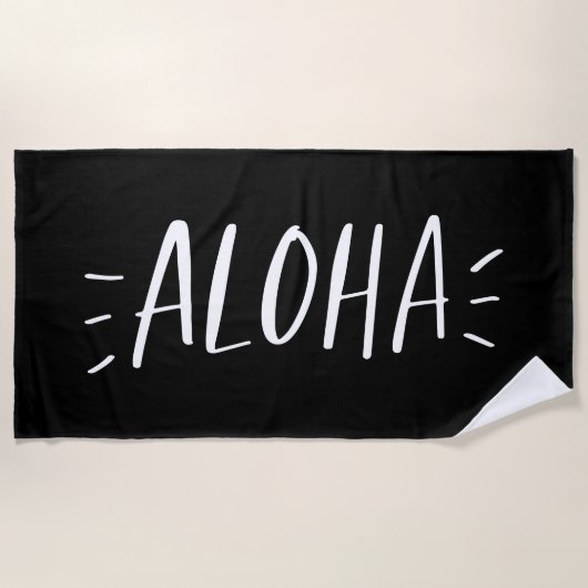 Aloha Strandtuch (Vorderseite)