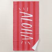 Aloha Strandtuch (Vorderseite)