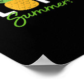 Aloha Summer _ Ananas Lover Niedlich Funny Hola Poster (Ecke)