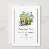 Aloha Summer Beach Wedding Save the Date (Vorderseite)