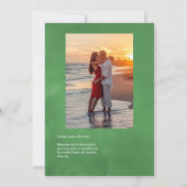 Aloha Summer Beach Wedding Save the Date (Rückseite)