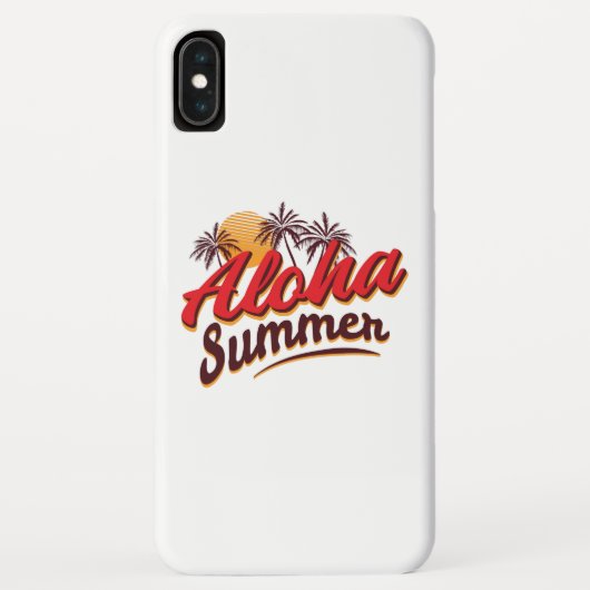 Aloha Summer Case-Mate iPhone Hülle (Rückseite)
