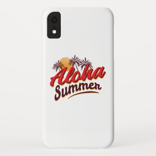 Aloha Summer Case-Mate iPhone Hülle (Rückseite)