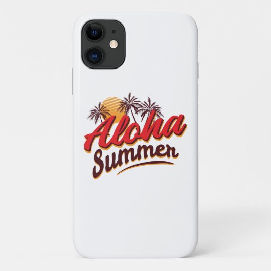 Aloha Summer Case-Mate iPhone Hülle (Rückseite)