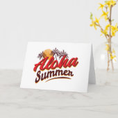 Aloha Summer Karte (Gelbe Blume)