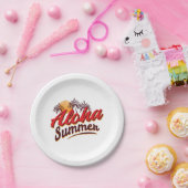 Aloha Summer Pappteller (Party)