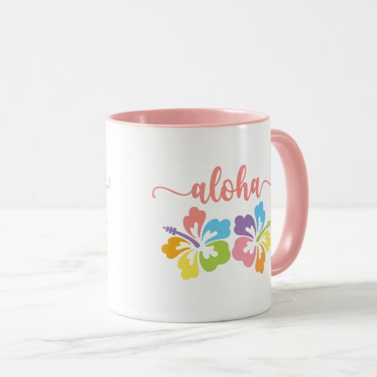 Aloha Summer Pastel Tasse (VorderseiteRechts)