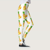Aloha Summer Pineappel_ Hawaiianische Inseln Leggings (Rechts)