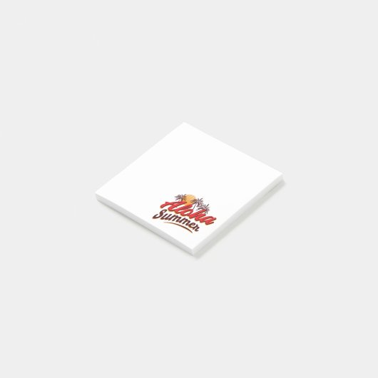 Aloha Summer Post-it Klebezettel (angewinkelt)