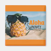 Aloha Summer - Square Magnet (Vorne)