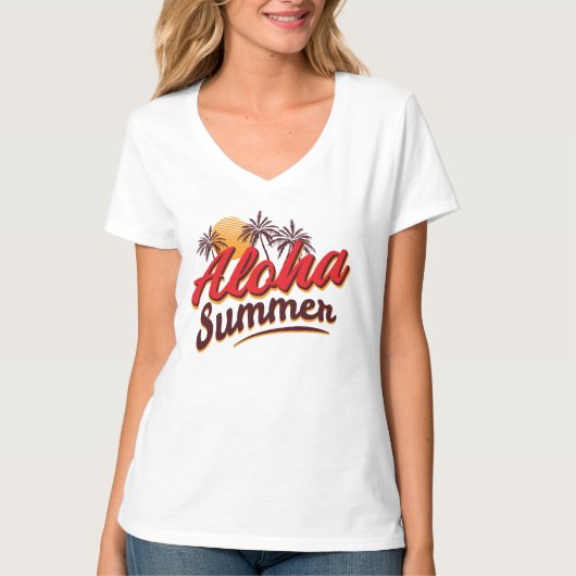 Aloha Summer T-Shirt (Vorderseite)