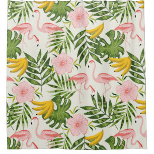 Aloha Summer Tropical Showvorhang Duschvorhang